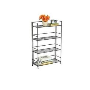 Customized for Black Display Storage Rack for Indoor Outdoor Organizer Stylish Design High Quality Metal Made From India - Product Image 1