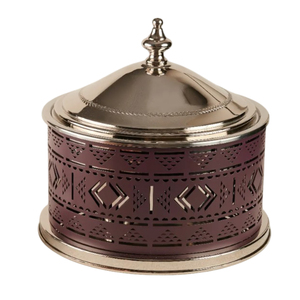 Casserole isotherme en bois et acier inoxydable à double paroi, chauffe-plat thermique pour Roti et Curry, plat artisanal de designer - Product Image 3