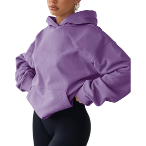 Sudadera con Capucha Tejida Ultra Suave para Mujer, Forro Cálido y Suave, Ajuste Flexible, Lista para el Movimiento, Capa Cómoda para Exteriores, Forma Moderna - Product Image 1