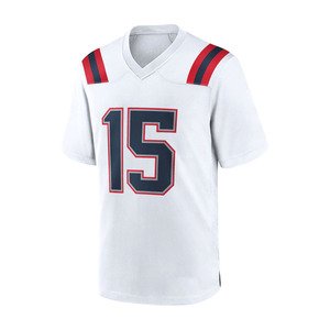 Maillots de football américain en silicone imprimés, vente en gros, uniformes d'équipe pour adultes et jeunes, ensemble de maillots de football américain par sublimation - Product Image 2