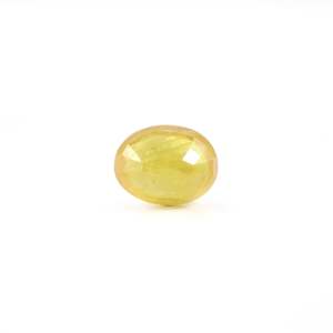 Certified Natural Yellow Sapphire 5.5 Carat Oval Cut Loose Gemstone for Fine Jewelry - Product Image 2