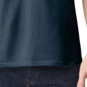 เสื้อยืดคอกลมแขนสั้นผู้ชายผ้าฝ้ายลำลองสำหรับผู้ใหญ่เสื้อยืดนุ่มสบายธรรมดาเสื้อผ้าแฟชั่นสวมใส่ในสีฟ้า - Product Image 6