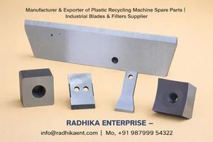 Cuchillas Compactadoras Pentagonales para Máquinas de Reciclaje de Plástico, Cuchillas de Repuesto de 5 Puntas de Acero Aleado, Rotatorias y Estacionarias - Product Image 4