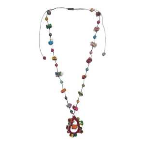 Collar Bohemio Hecho a Mano con Cuentas Ecológicas, Collar de Perlas de Imitación con Cadena Chapada en Oro para Mujer, Joyería de Fiesta, Pieza Destacada - Product Image 5