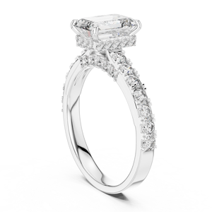 Anillo de Boda de Plata 925 con Diamante Moissanita al por Mayor - Product Image 3