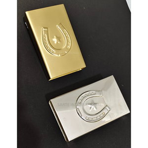 Brass Matchbox Sleeve Cover Manufacturer Custom Logo Embossing Personalized Shape Size Premium Quality Metal Matchbox Holder - Product Image 6