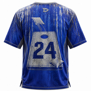 เสื้อทีมคอร์นโฮลทรงโอเวอร์ไซส์แบบพิมพ์ลายพัฟฟ์  แบบย้อมสีเอซิดวอช  รุ่นทัวร์นาเมนต์  ทรงโอเวอร์ไซส์แบบพิมพ์ลายพัฟฟ์  ย้อมสีเอซิดวอช - Product Image 3