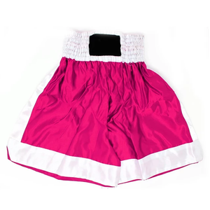Pantalones Cortos de Muay Thai para Hombre, Rojos, Azules y Dorados, Bordados, de Satén, Cintura Media Elástica, Ecológicos, de Secado Rápido, con Logotipo Frontal Estampado por Transferencia de Calor - Product Image 3