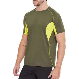 T-shirts pour hommes en polyester 100% personnalisés, coupe ample, respirants et à séchage rapide, en vente à bas prix - Product Image 6