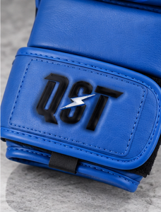 Guantes de Entrenamiento de MMA de Cuero PU Premium, Protección Acolchada para los Nudillos, Cierre de Velcro Ajustable en la Muñeca, Guantes Deportivos Transpirables - Product Image 4
