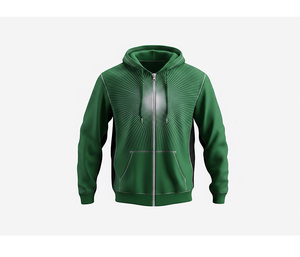 Fabricant de sweats à capuche en polaire de haute qualité avec fermeture éclair intégrale, vêtements d'hiver tendance pour hommes, femmes et jeunes, veste à capuche pour l'entraînement, vêtements de sport - Product Image 1