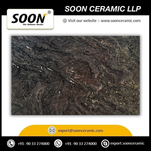 Carrelage en marbre calcite poli SOON CERAMIC, brun, avec dalle en marbre brun, design contemporain, pour revêtement mural, sol et plan de travail. - Product Image 4