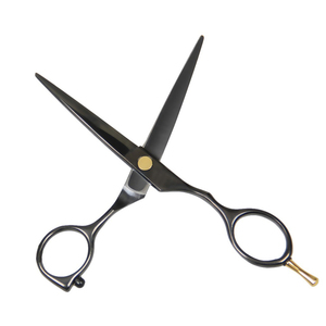 Ciseaux de barbier de haute qualité en acier inoxydable 9CR13 avec pointe de lame affûtée et manche long pour la coiffure, meilleur prix - Product Image 5