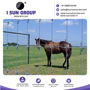 Rouleau de grillage galvanisé à nœuds fixes pour clôture de champ, protection des bovins, des chevaux, des moutons, des chèvres, des cerfs et des exploitations agricoles - Product Image 3