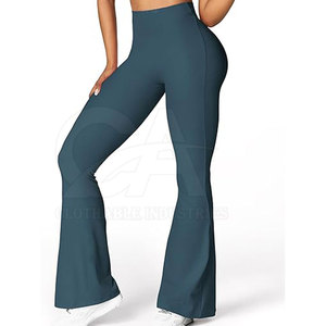 Leggings de Yoga Largos con Logotipo Personalizado 2026, Leggings de Gimnasio con Espalda Fruncida para Mujer, Leggings de Yoga de la Mejor Moda, Pantalones Deportivos - Product Image 2