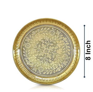 Tendance Qualité Laiton Cuivre Ensemble Assiette Bol Verre Dîner Ensemble Vente Chaude En Gros Articles Utiliser Pour La Maison De Mariage Retour Articles De Cadeaux - Product Image 5