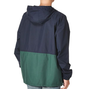 Chaqueta Cortavientos Anorak Ligera y Transpirable para Hombre, Diseño Personalizable, Cierre Impermeable con Cremallera, Tallas Grandes, Bloques de Color - Product Image 3