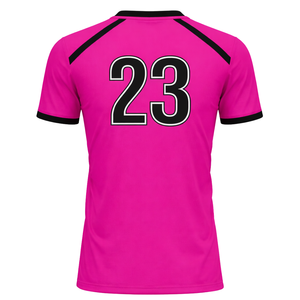 Camiseta de Fútbol Sunderland Rosa y Negra, Transpirable, Absorbe la Humedad, Uniforme Deportivo para Hombre y Mujer - Product Image 3