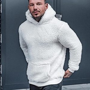 Sweat-shirt à capuche personnalisé pour homme en polyester et coton molletonné, veste chaude d'hiver, streetwear, mode décontractée, vêtements de sport - Product Image 4