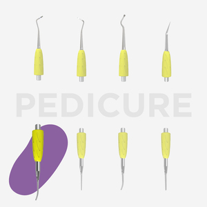 UNIQ-35 (Lima de punta curva estrecha) con piezas de trabajo combinadas para empujadores, limas de uñas, herramientas para quitar esmalte en gel y para uñas acrílicas - Product Image 2