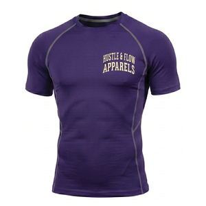 T-shirt de sport imprimé pour homme - Respirant, séchage rapide, manches courtes, écologique, antibactérien pour la gym et la course à pied (Adultes) - Product Image 2