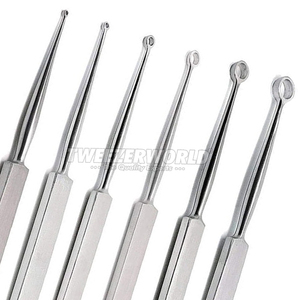 Cureta Dérmica de 1mm-6mm, Juego de 6 Piezas, Instrumentos Quirúrgicos de Acero Inoxidable de Grado Médico Manual de Alta Calidad con Certificación CE - Product Image 5