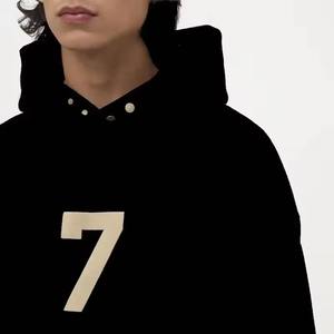 Sweat-shirt personnalisé gaufré de haute qualité, sweats à capuche surdimensionnés blancs vierges pour hommes, sweats à capuche gaufrés pour hommes, sweats à capuche unis à impression en relief - Product Image 6