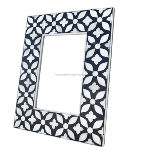 Custom Made Bone Hand Carved Photo <b>Frames</b> in Various Sizes for Home Decor and Interior Design - Product Image 5