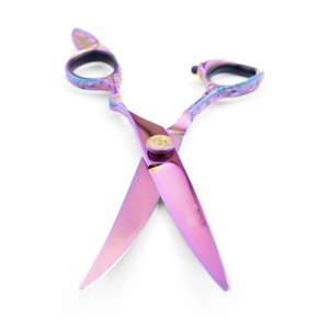 2026 New Arrival Customized Stainless Steel Salon Customized Hairdresser Barber Haircut <b>Left</b> <b>Handed</b> Hair <b>Scissors</b> Set - Product Image 2