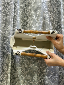 Elegant Pearl Beaded Shoulder Bag Handmade White Clutch Designer Evening Party Wedding <b>Handbag</b> Luxury Statement Purse Women - Product Image 6