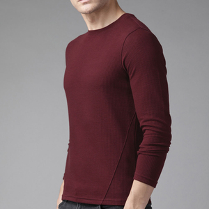 Men's T-<b>Shirts</b> <b>Waffle</b> Fabric Regular Fit Daily Wear High Quality Soft Fabric Weave Stylish Minimal Men's T-<b>Shirts</b> - Product Image 2