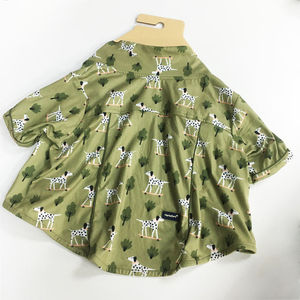 Ropa para Mascotas de Tela de Satén de Seda de la Mejor Calidad, Abrigos de Moda, Camisetas Estampadas para Perros, Ropa de Verano - Product Image 5