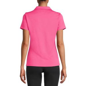 Camiseta Polo de Trabajo para Mujer, Cuello en V, Manga Corta, 100% Poliéster, Lisa, Teñida, Original, Tipo Piqué, para Uso Diario, Venta al Por Mayor - Product Image 5