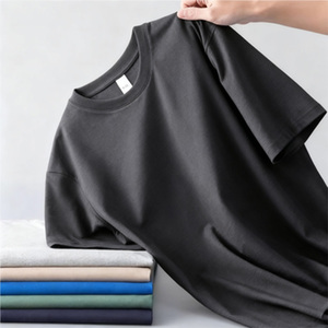 Camisetas Casuales de Manga Corta para Hombre - 100% Algodón Orgánico, Tejido de Punto de 220g, Diseño con Letras, Transpirables, de Secado Rápido, para Deporte y Fitness - Product Image 1