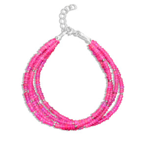 <b>BRACELET</b> - 4 STRAND OPAL <b>BEADED</b> Smooth for Jewelry Making Loose Beads <b>bracelet</b> export at wholesale price - Product Image 5