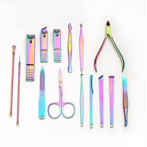 Set de Manicura Profesional, Kit de Pedicura de Acero Inoxidable de Varias Piezas, Herramientas de Cuidado Facial, de Manos y Pies, con Estuche de Lujo - Product Image 2