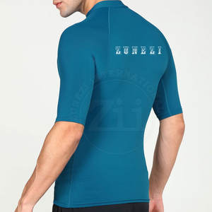 Diseña Tus Propias Camisetas de Compresión de Manga Corta Personalizables para Hombre - Ropa Deportiva Transpirable de Spandex/Poliéster - Product Image 2