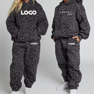 Nuevas Sudaderas con Capucha y Pantalones Deportivos para Niños con Estampado de Pantera 2026, de Algodón y Felpa, con Logotipo Personalizado, Ropa Casual para Niños, Todas las Tallas, Sudaderas Extra Grandes - Product Image 2