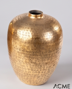 Premium Brass Hammered Tabletop <b>Vase</b> Set Bohemian Style Handmade <b>Decorative</b> <b>Vases</b> For Housewarming - Product Image 2