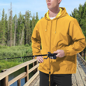 Custom Logo Outdoor Windbreaker <b>Jacket</b> Lightweight <b>Packable</b> Sportswear OEM ODM Wholesale Supplier - Product Image 6