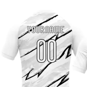 เสื้อฟุตบอลแบบกำหนดเอง OEM น้ำหนักเบา ระบายอากาศได้ดี ตัดเย็บด้วยระบบอัตโนมัติ ชุดฟุตบอลแบบซับลิเมชั่น - Product Image 5