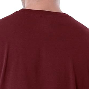 High Quality Men's <b>Long</b> <b>Sleeve</b> T-Shirt Polyester/Cotton Blend Knitted Fabric Slim Fit O-Neck Breathable Customized Logo Letter - Product Image 3