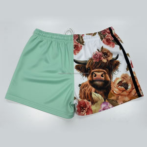 Conception de haute qualité votre propre Logo personnalisé 100% Polyester Rugby Footy Shorts respirant séchage rapide taille élastique Sublimation - Product Image 2