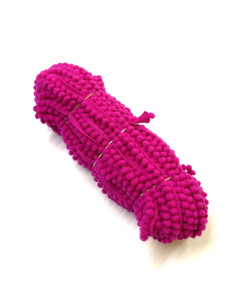 Ribete de Pompones de Poliéster 100% Ecológico al por Mayor, Cinta de Flecos de Perlas Mini Coloridas de 20mm para Prendas de Punto y Bordados - Product Image 5