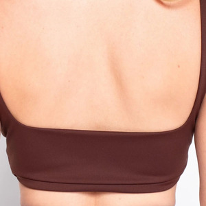 MILIENZ Soutien-gorge de sport et short de yoga pour femme, bleu marine, à bretelles convertibles, taille mi-haute, torsadé, maintien léger, sans couture, respirant - Product Image 4