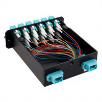DAMU Panneau de brassage LGX 24 cœurs MPO vers LC Cassette Monomode Multimode pour Centre de Données et Distribution FTTH, Garantie 3 ans