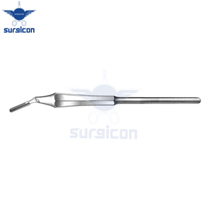 Cuchillo de goma para mango de bisturí n.º Instrumento Quirúrgico Reutilizable de Acero Inoxidable con Mango Hueco de 3 Puntas Anguladas para Cirugía Dental y Periodontal - Product Image 4