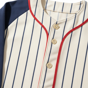 OEM Factory Custom Design Baseball Uniform Set Breathable Stripe Sublimated Sports Jerseys Pants <b>Men</b> Tournament - Product Image 6