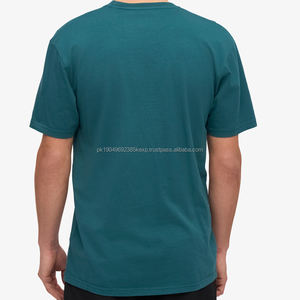 T-shirt 100% coton pour homme, t-shirts en jersey d'été, manches courtes, t-shirts pour homme, t-shirts bio avec logo - Product Image 6