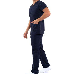 Uniformes Médicos Cómodos para Hombre, Tela Elástica, Estampados, Uniformes de Enfermería para Hospital, Salón de Belleza, Color Personalizable - Product Image 2